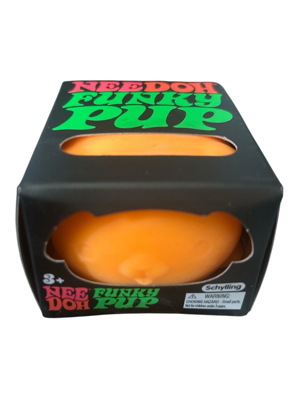 NeeDoh Funky Pup Orange Squeeze Toy by Schylling